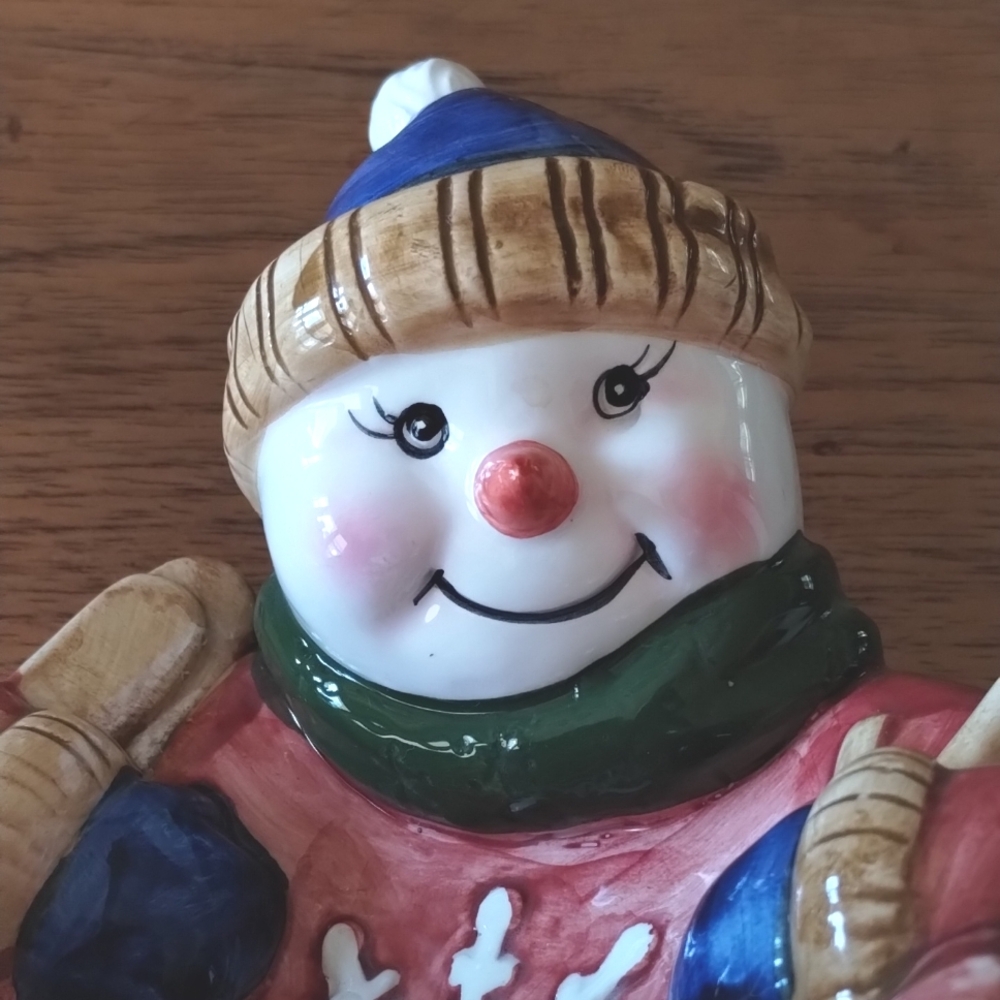 Snowman Dish - Picture 2 of 7